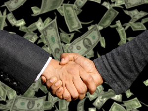 handshake money deal
